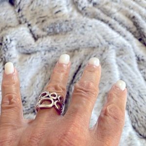 Lia Sophia sterling silver ring.